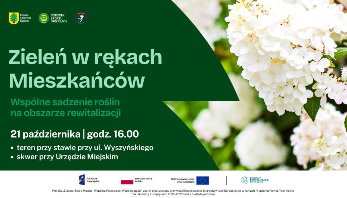 Zieleń w rękach Mieszkańców - dołącz do wspólnego sadzenia