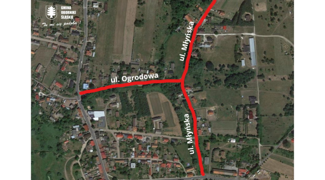 Widok na ulice, na które zostały pozyskane fundusze