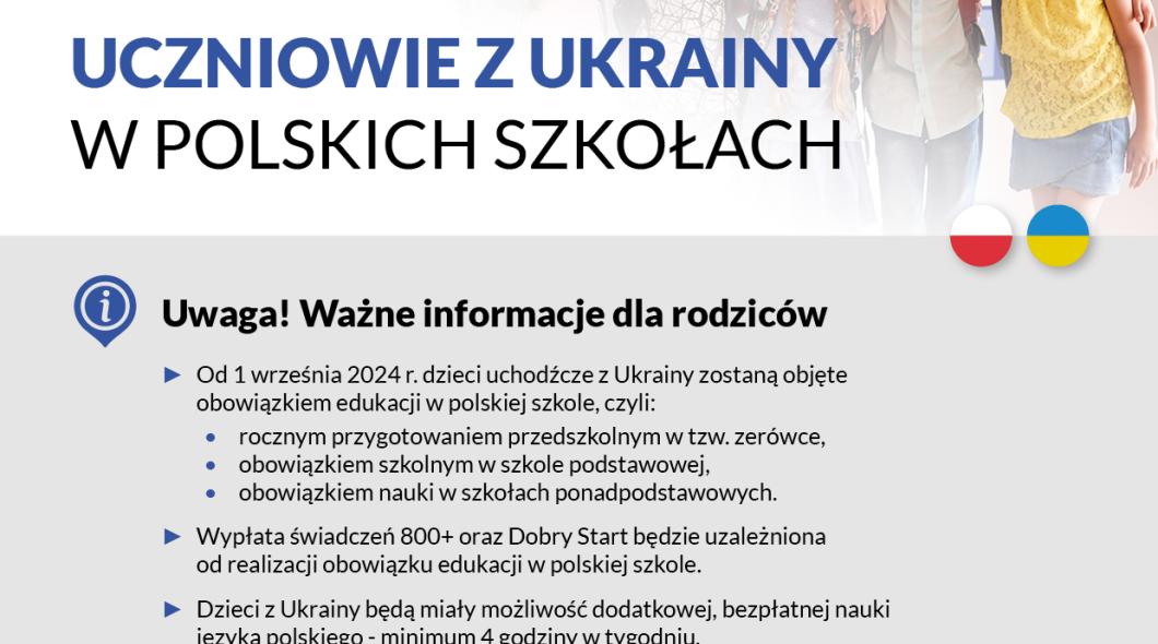 Informacje dla uczniów z Ukrainy