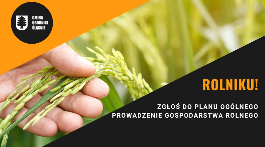 Zgłoś swoje gospodarstwo rolne