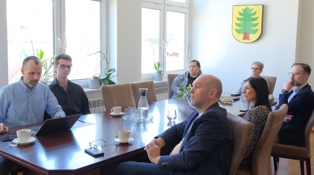 spotkanie w gabinecie burmistrza