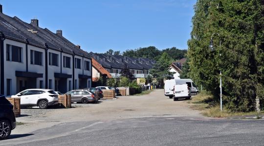 Widok na ul. Energetyczną od strony ul. Maczka