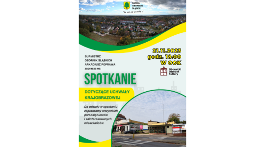 Uchwała Krajobrazowa - spotkanie