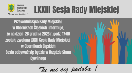 LXXIII Sesja Rady Miejskiej w Obornikach Śląskich