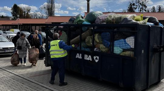 Zebrano prawie 21 ton tekstyliów 
