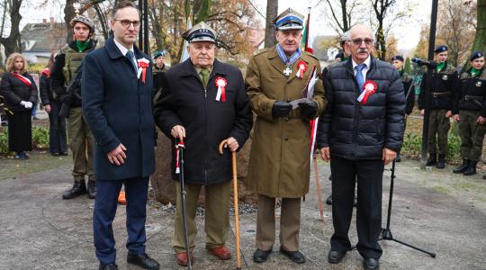 Uhonorowanie 102-letniego porucznika Józefa Giedrysa