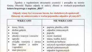 Ulotka- zasady segregacji odpadów