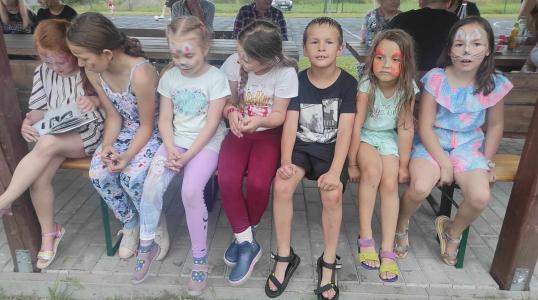Dzieci uczestniczące w Pikniku w Wielkiej Lipie
