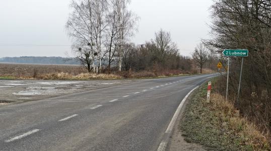 Przebudowa drogi Pęgów–Lubnów