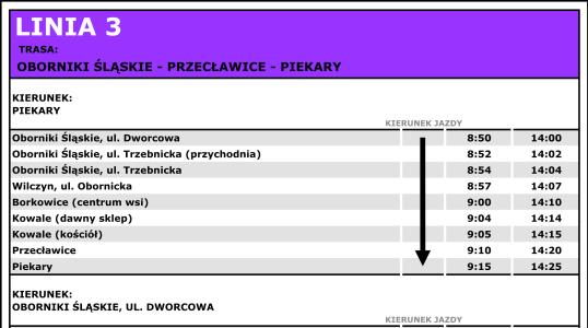Rozkłady Jazdy OLKA - od 10 marca