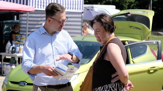 Mobilny Urząd na targowisku