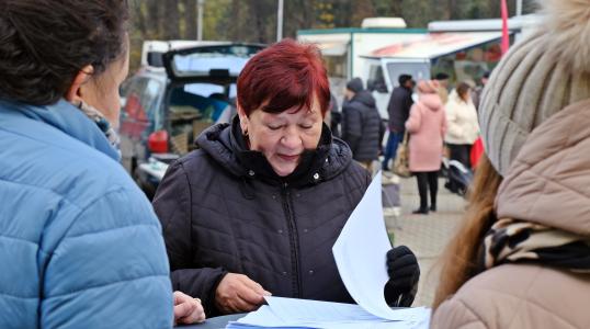 Konsultacje na targowisku